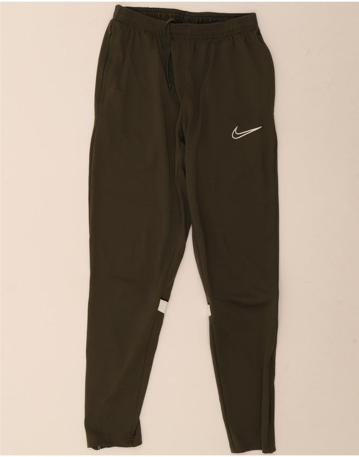 Pantaloni de trening Nike Dri Fit pentru bărbați, mediu kaki, poliester color bloc