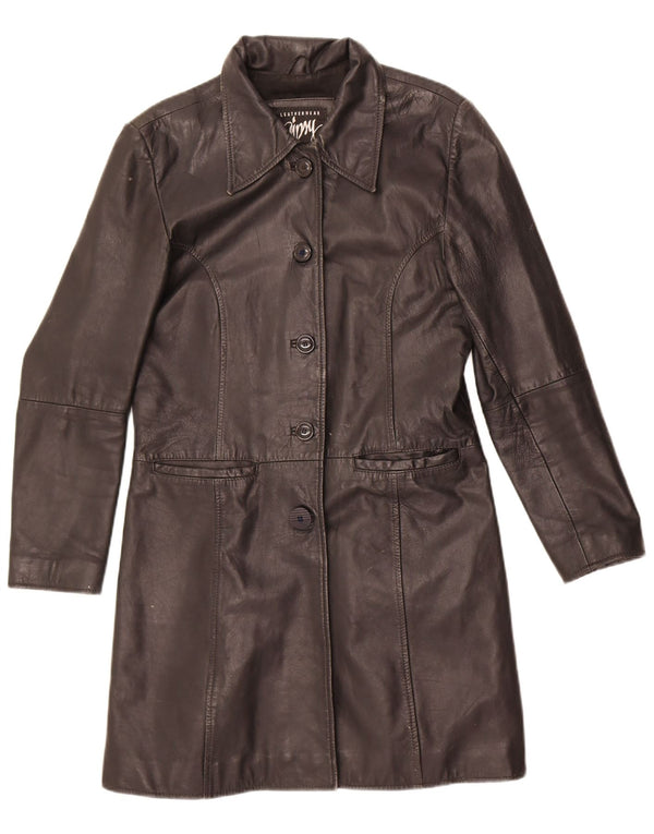 Palton din piele Gipsy pentru femei UK 12 maro mediu