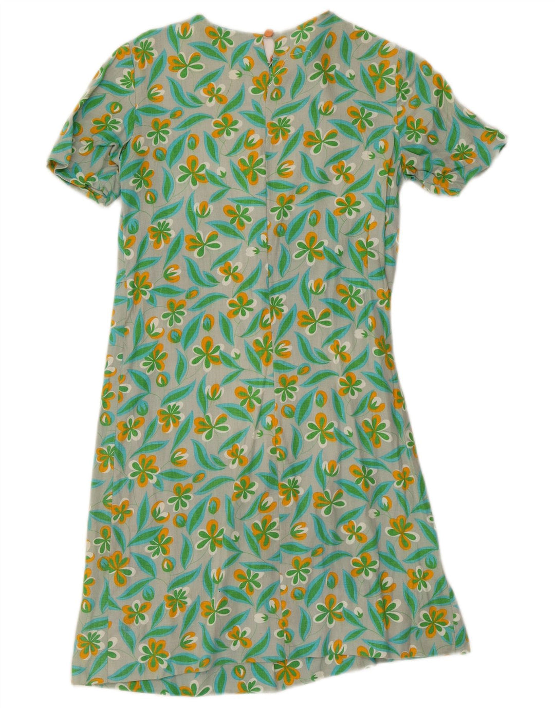 Rochie de damă Vintage Shift UK 10 Mic Verde Floral