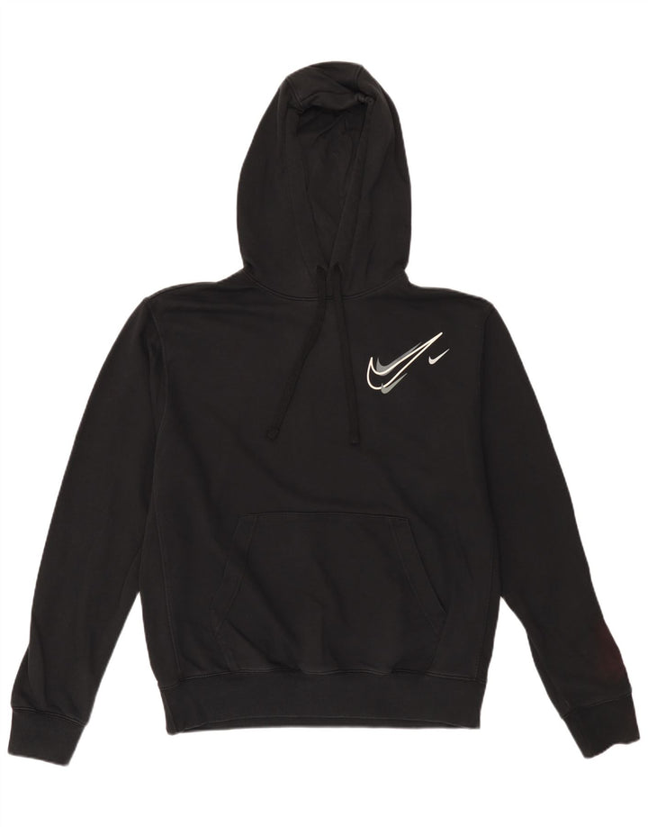 Pulover Nike Grafic pentru bărbați, bumbac mediu negru