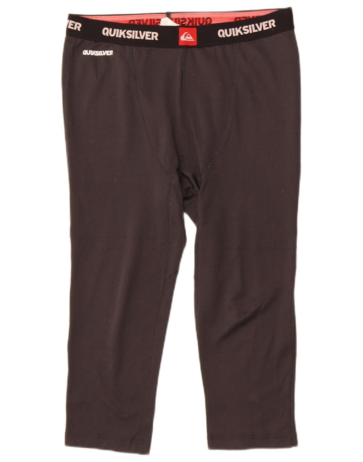 Leggings Capri grafic Quiksilver pentru bărbați, mari, negri