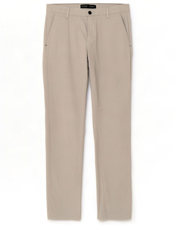 Zara Pantaloni Chino Drepți pentru bărbați EU 40 Medium W31 L33 Gri Bumbac