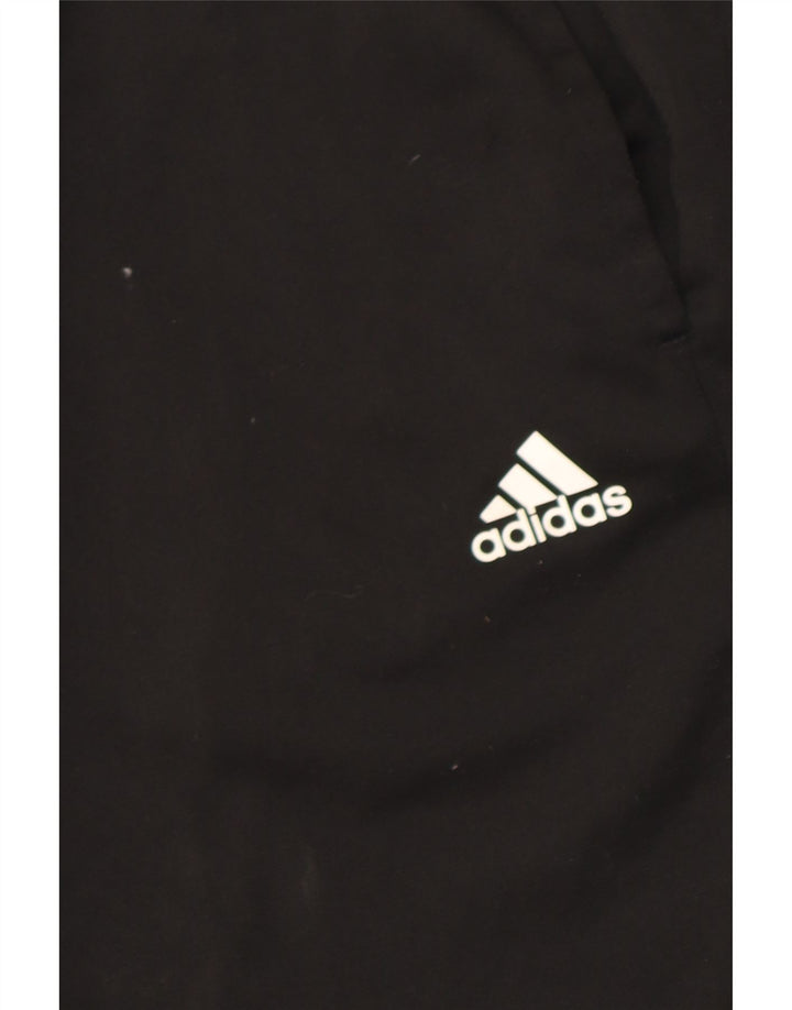 Pantaloni de trening Adidas pentru bărbați Joggeri poliester mediu negru