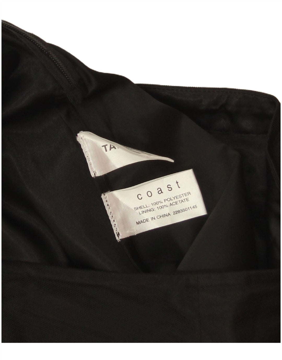 Fusta în formă de A pentru femei Coast W26 Smalll Poliester floral negru