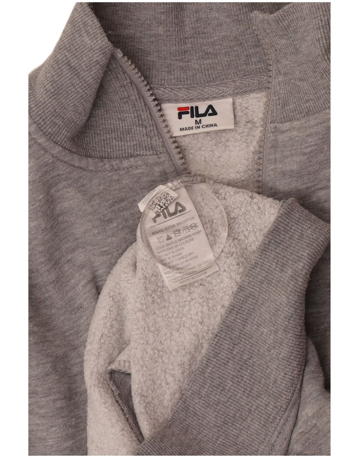 Jachetă de top pentru trening Fila Loose Fit UK 14 Poliester gri mediu