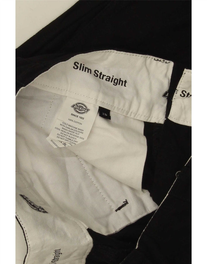 Pantaloni scurți cargo Dickies pentru bărbați W28, bumbac negru mic