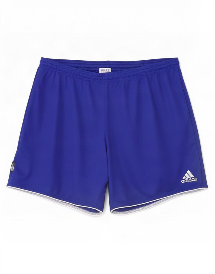 Pantaloni scurți sport pentru bărbați Adidas Climalite, mari, albastru, poliester
