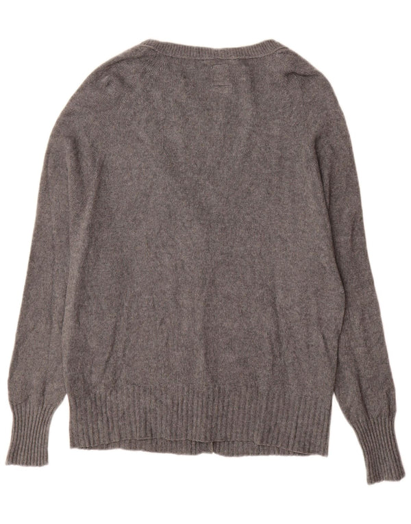 MURPHY & NYE Pulover cardigan pentru femei UK 18 XL Viscoză gri