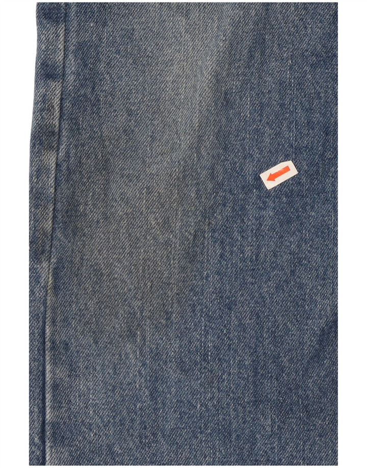 Blugi drepti pentru bărbați Wrangler W38 L26 Bumbac albastru