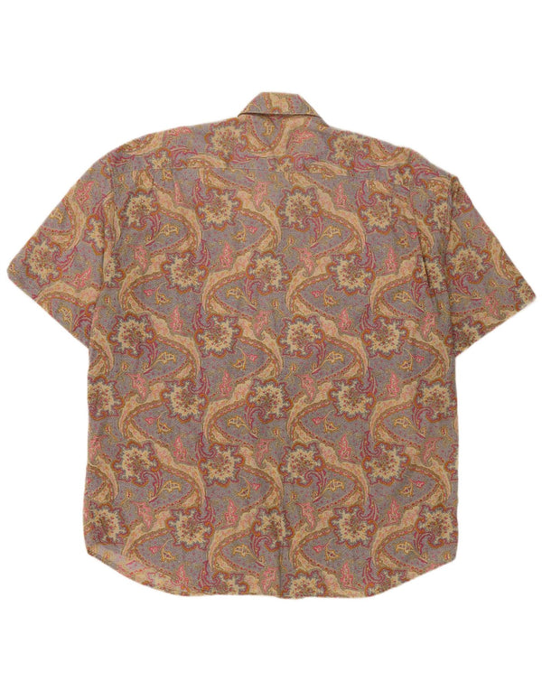 Camasa cu maneca scurta pentru barbati Rodrigo Marimea 17 43 XL Bumbac floral multicolor