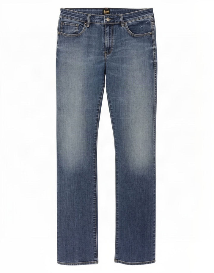 Blugi Bootcut Lee pentru femei US 13 Large W32 L33 Blue Bumbac