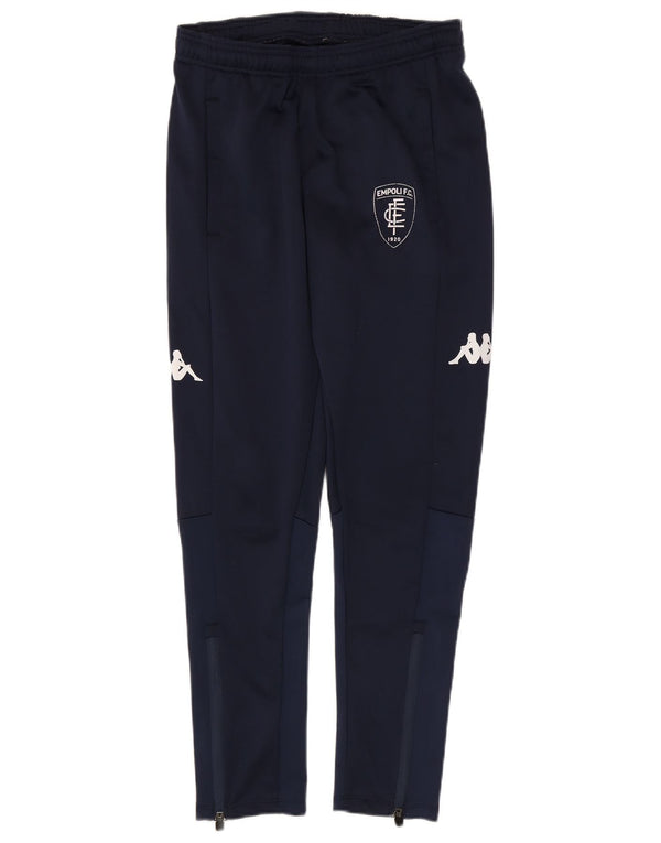 Pantaloni de trening cu grafică pentru bărbați Kappa, poliester, albastru mic