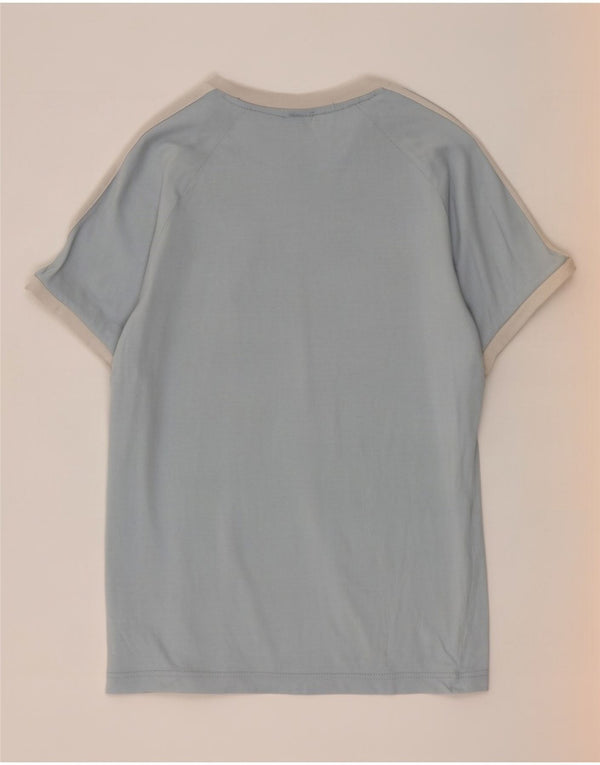 Tricou pentru bărbați Adidas Top Medium Blue Bumbac