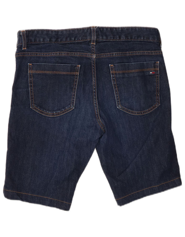 Pantaloni scurți din denim pentru femei Tommy Hilfiger US 12 Large W34 Bleumarin