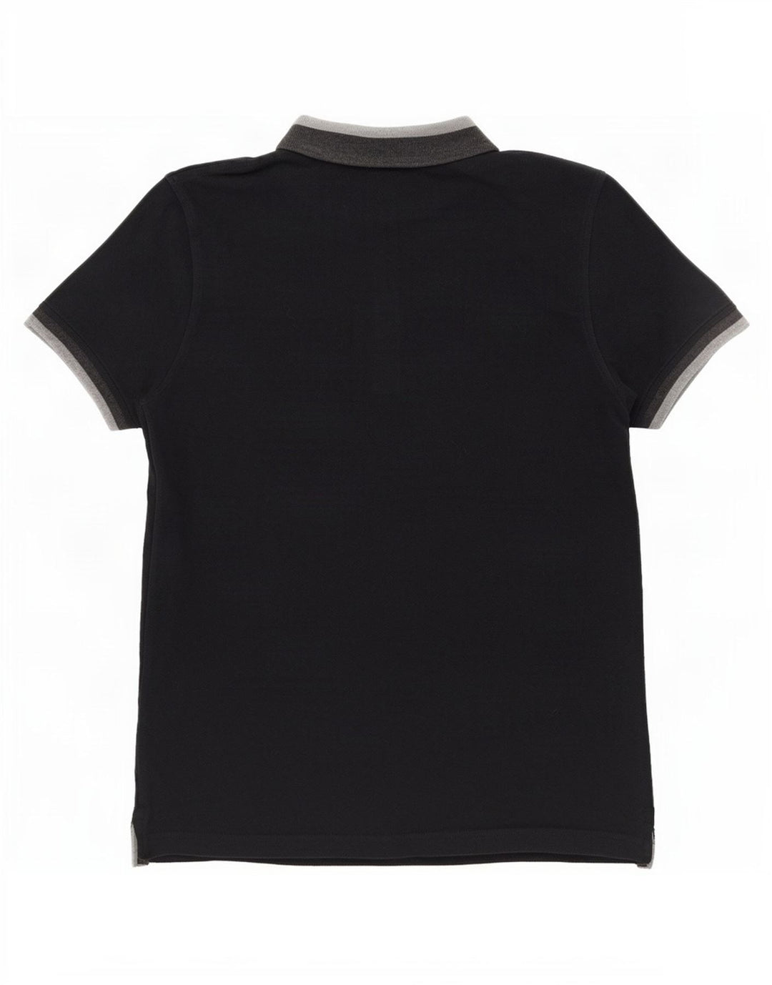 Tricou polo Lyle & Scott pentru bărbați, bumbac negru mediu, bloc de culoare