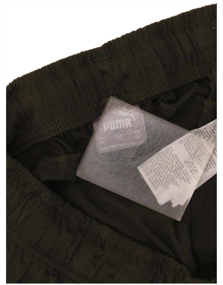 Pantaloni scurți sport Puma pentru bărbați 2XL Kaki Poliester
