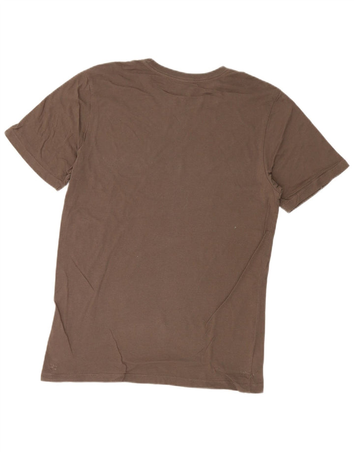 Tricou grafic pentru bărbați Hurley Top din bumbac maro mediu