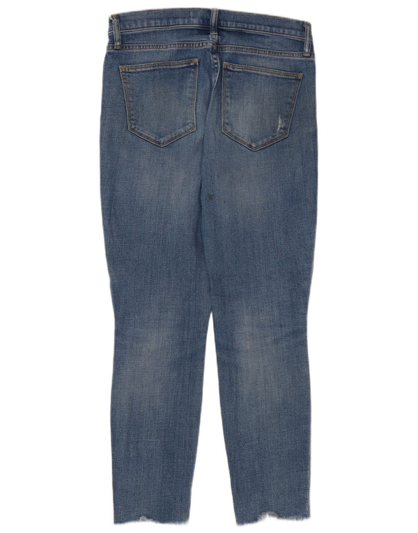 Blugi skinny pentru femei Gap Distressed W27 L27 Bumbac albastru