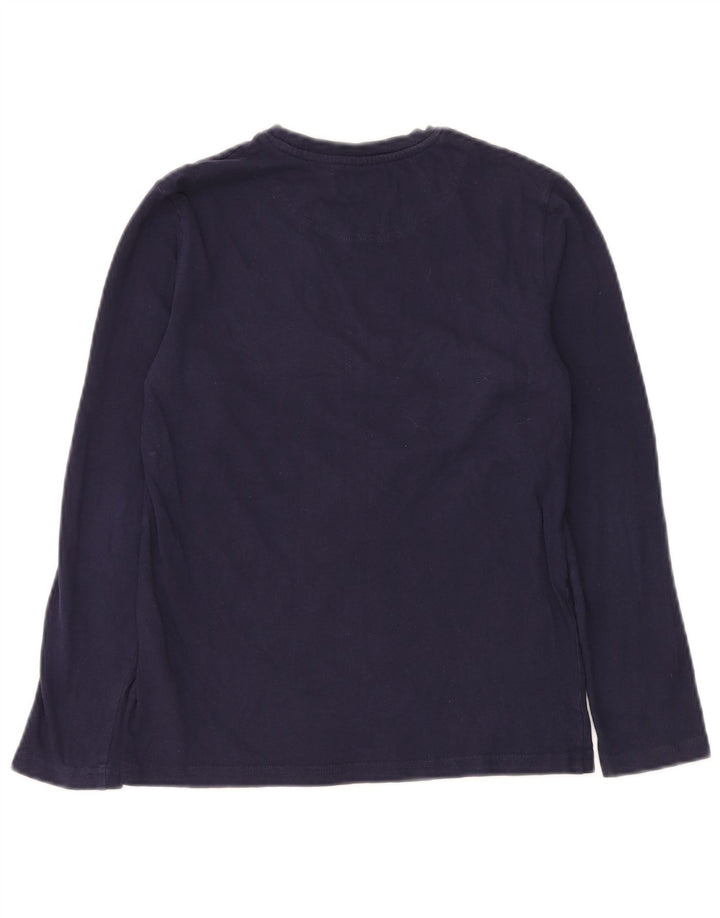 LYLE & SCOTT Top pentru băieți cu mânecă lungă 12-13 ani, bumbac bleumarin