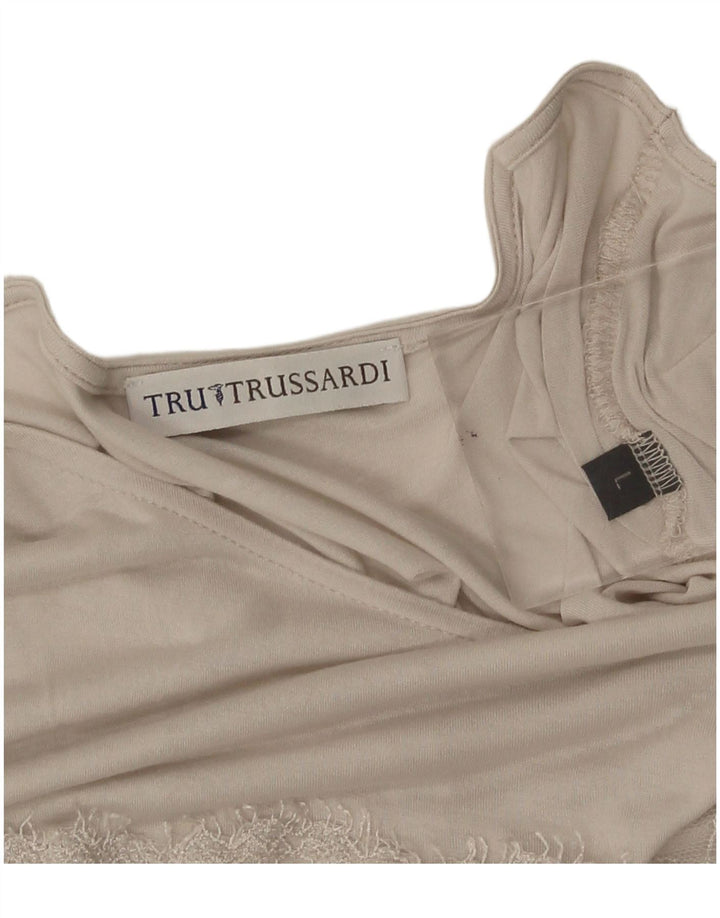 Bluză pentru femei Trussardi UK 14 Large Beige