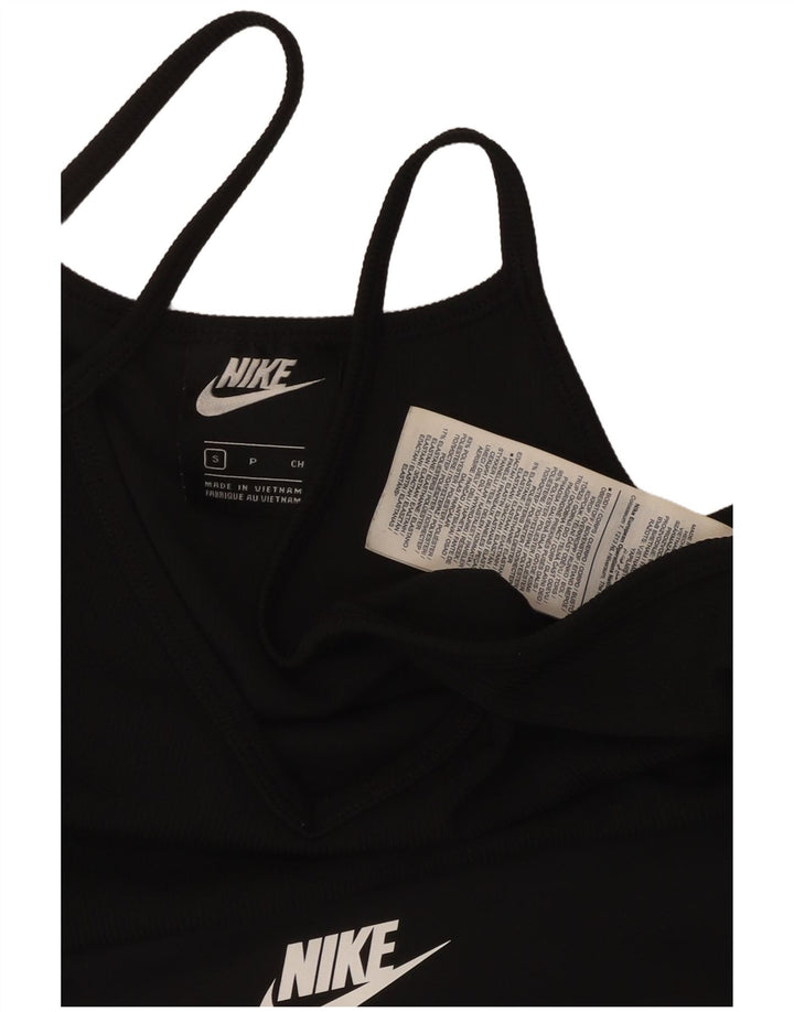 Sutien sport grafic pentru femei Nike UK 10 Poliester negru mic
