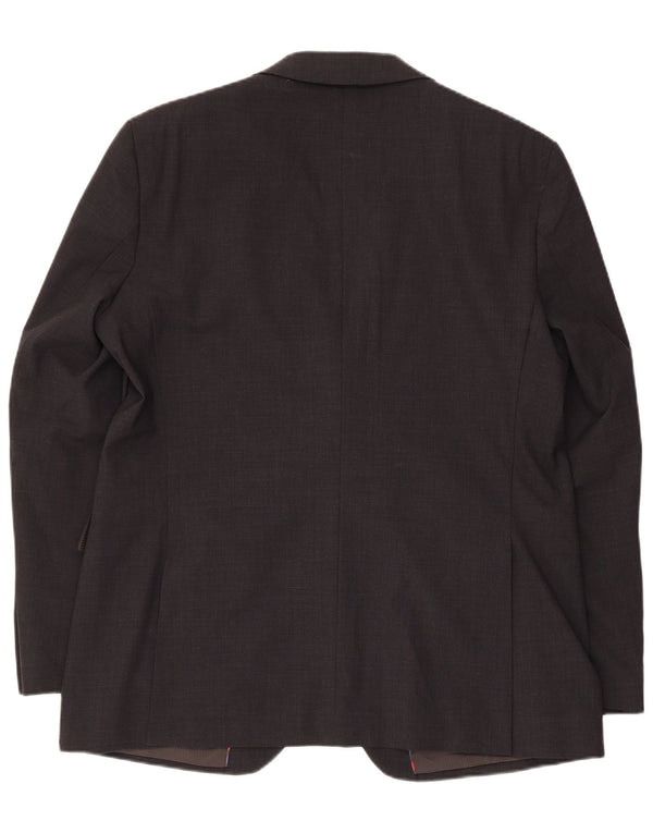 Sacou Jeff Banks pentru bărbați cu 2 nasturi, UK 42 XL, lână gri