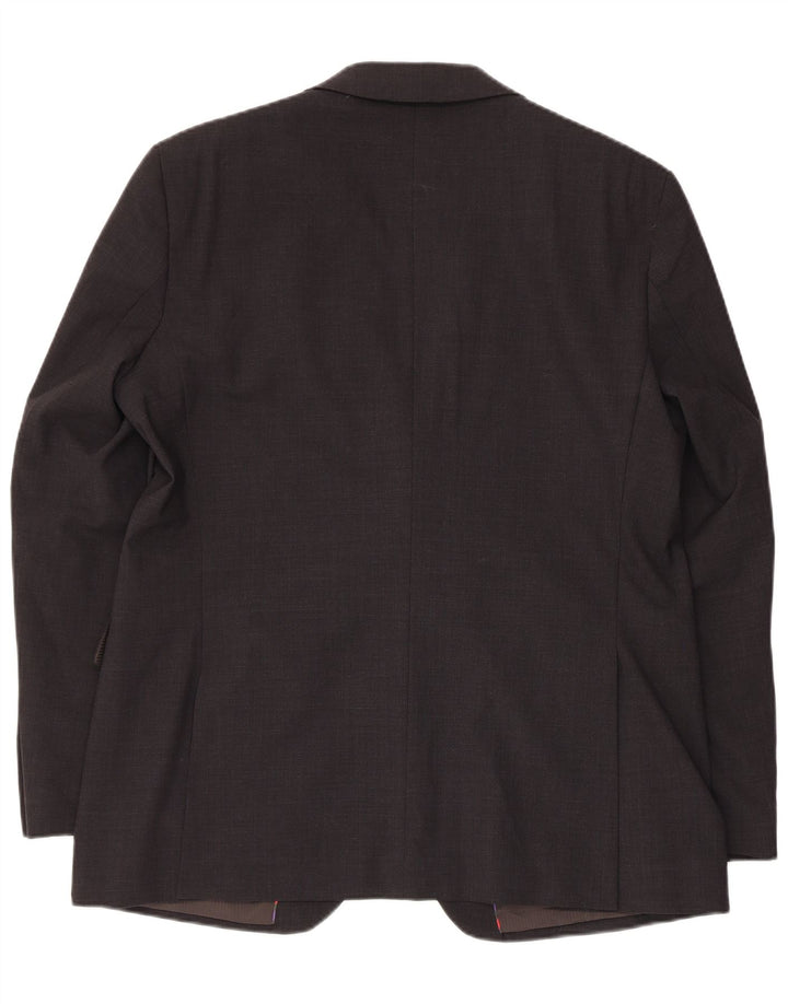 Sacou Jeff Banks pentru bărbați cu 2 nasturi, UK 42 XL, lână gri