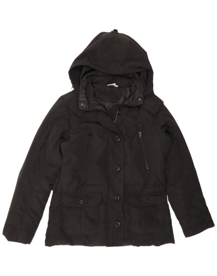 Jachetă căptușită cu glugă pentru femei Ellesse UK 18 XL Poliester negru