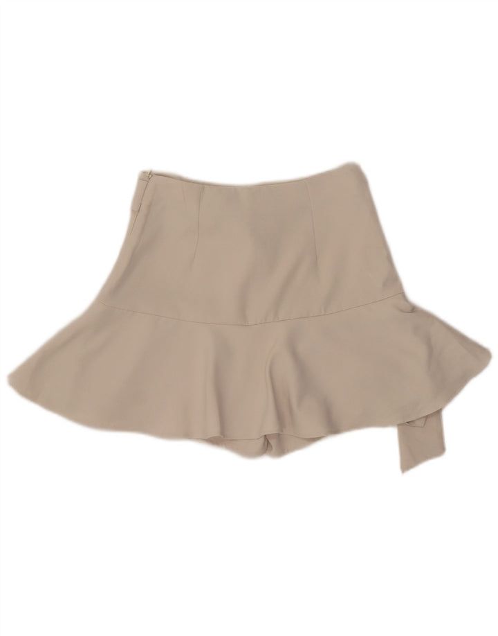 Fusta pentru femeie Zara UK 4 XS poliester bej