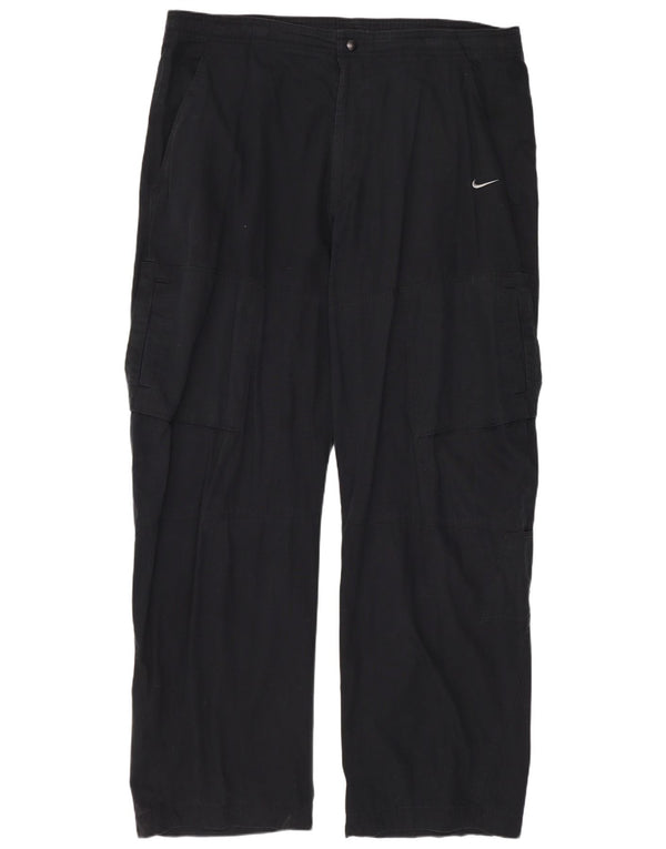 Pantaloni cargo drepti pentru bărbați Nike XL W40 L33 bumbac negru