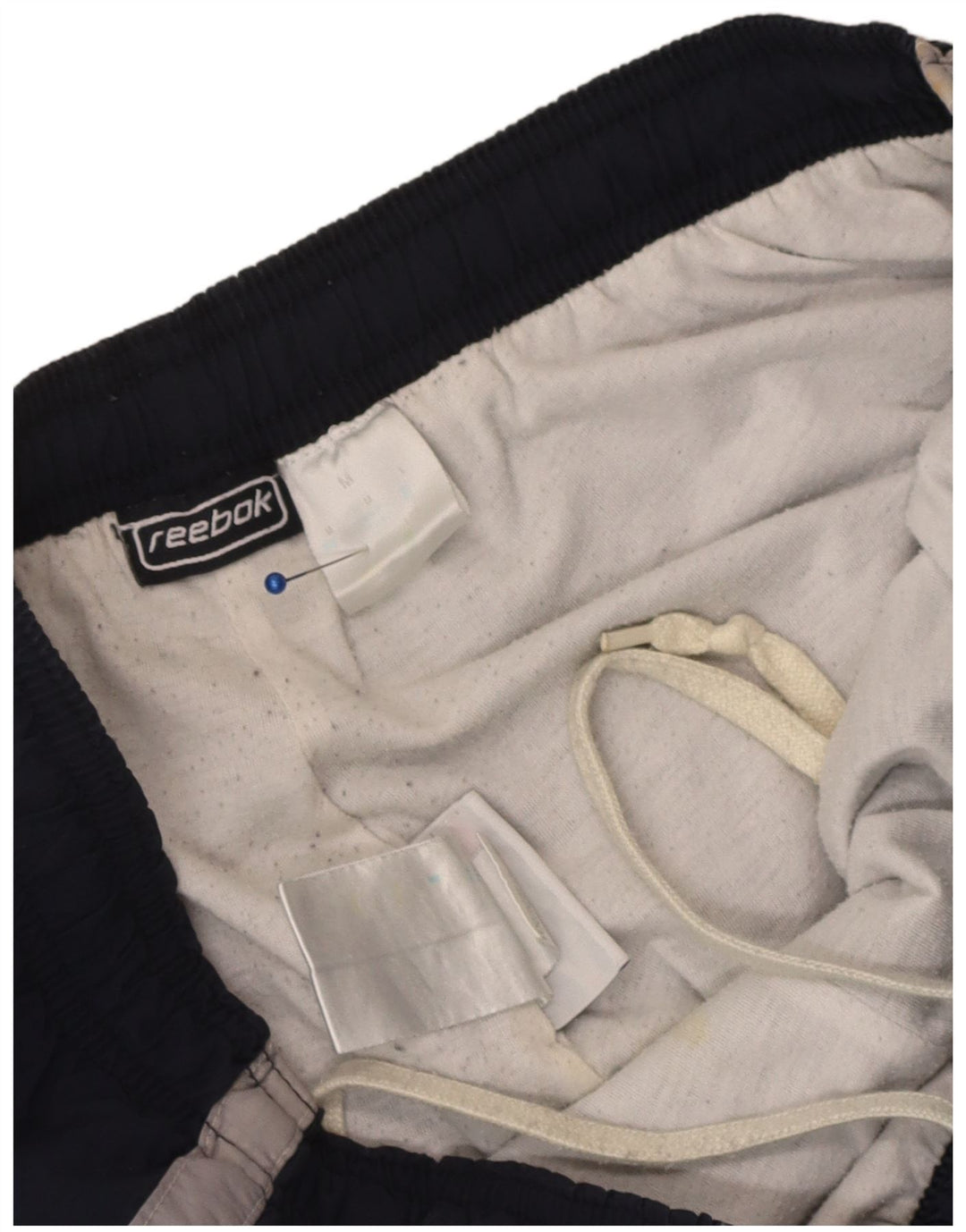 Pantaloni de trening cargo Reebok pentru bărbați, medii, bleumarin, color block