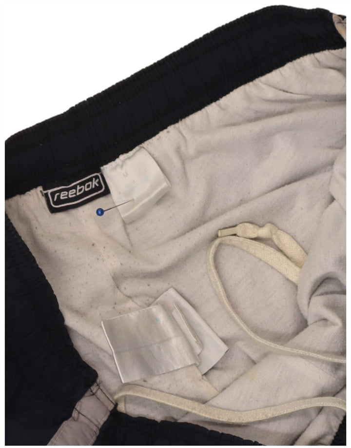 Pantaloni de trening cargo Reebok pentru bărbați, medii, bleumarin, color block