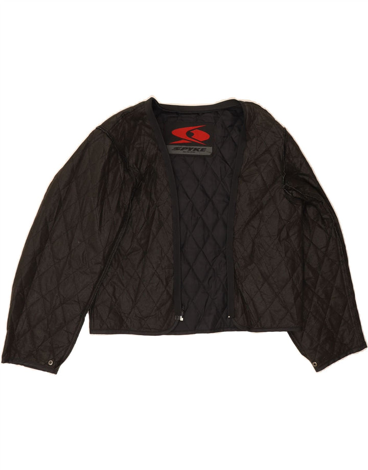 SPYKE Womens Quilted Jacket UK 2 2XS Black Polyamide Vintage Spyke and Second-Hand Spyke from Messina Hembry 