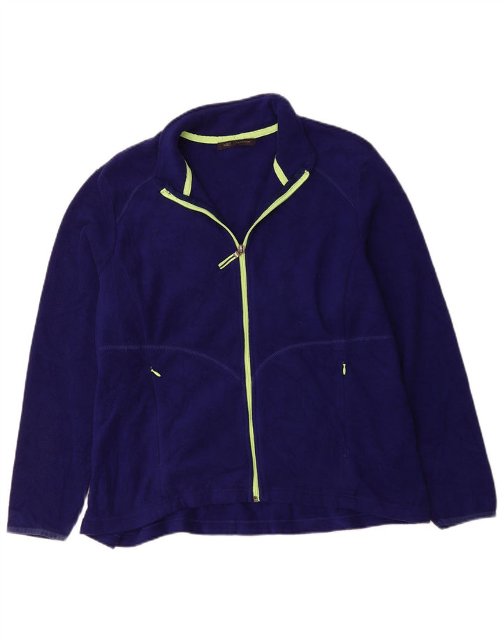 Jachetă fleece pentru femei Marks & Spencer UK 20 2XL Violet Poliester