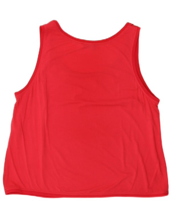 MINT VELVET Vest Top pentru femei UK 14 Large Pink Silk