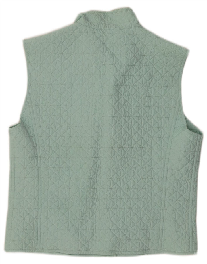 Max Mara Gilet matlasat pentru femei UK 8 Small Blue Nylon