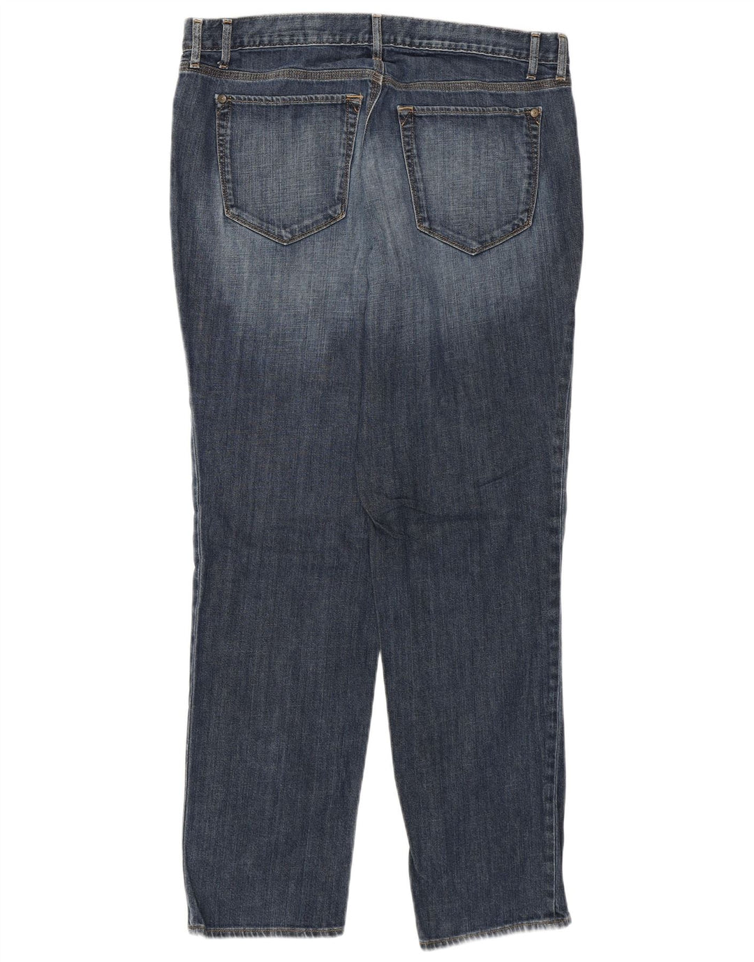 Eddie Bauer Blugi conici pentru femei Boyfriend US 12 Large W34 L30 Blue Bumbac