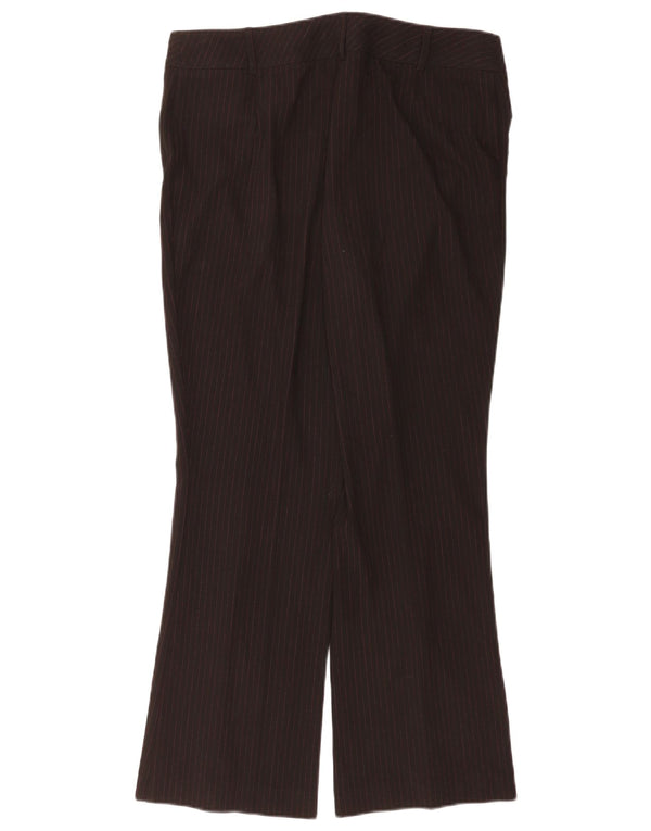 Pantaloni casual pentru femei Marks & Spencer UK 16 Large W34 L30 Black Pinstripe