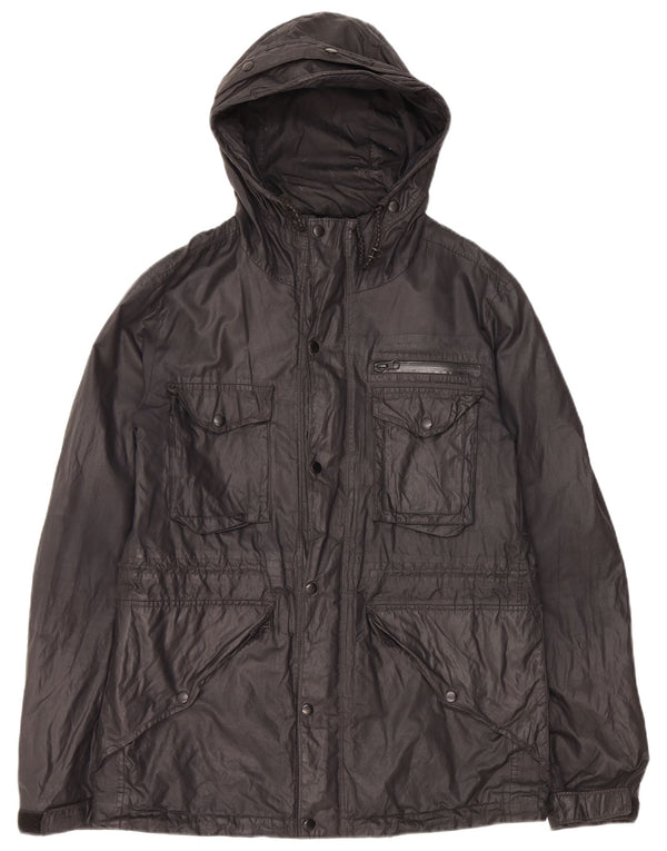 Jachetă cu glugă pentru bărbați ALL SAINTS UK 38 Medium Black