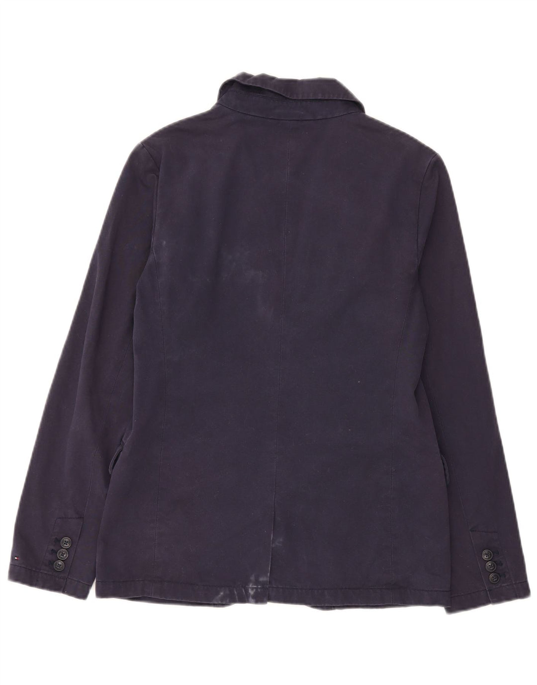 Sacou Tommy Hilfiger pentru băieți, cu 2 nasturi, 15-16 ani, bumbac, albastru bleumarin