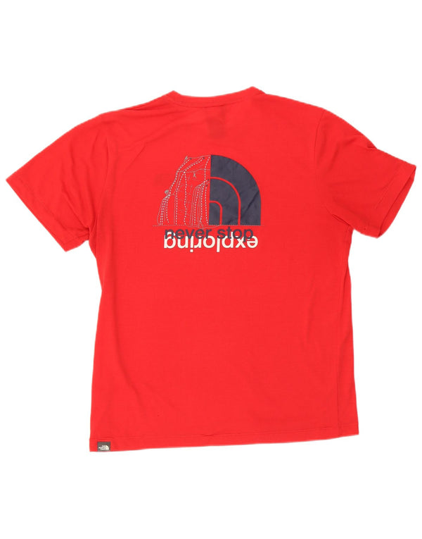 Tricou grafic pentru bărbați The North Face Top Medium Red Poliester