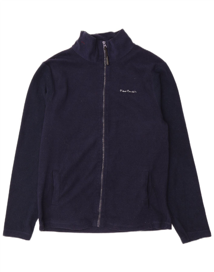 Jachetă fleece pentru bărbați Pierre Cardin UK 36 Small Bleumarin