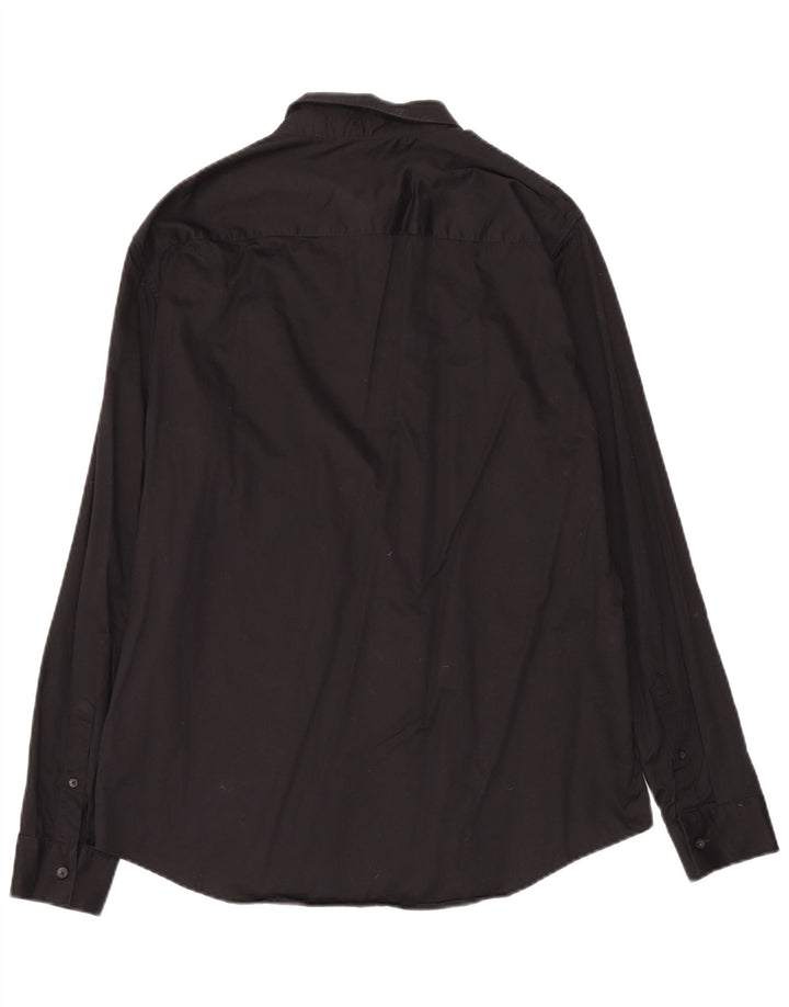 Cămașă Armani Exchange pentru bărbați XL bumbac negru