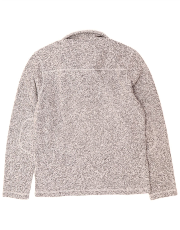 Jachetă de trening pentru bărbați The North Face, din poliester moale, gri mic