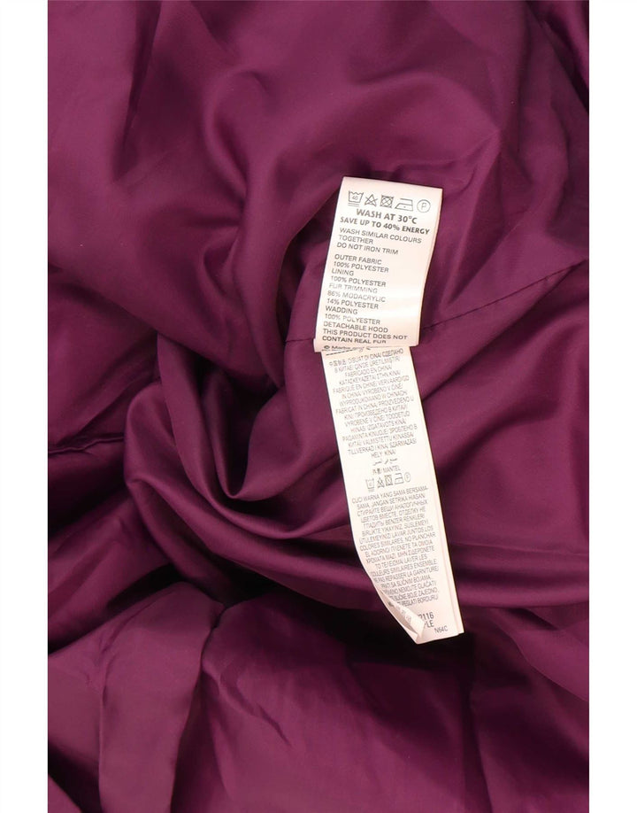 Jachetă de vânt pentru femei Marks & Spencer UK 16 Poliester violet mare