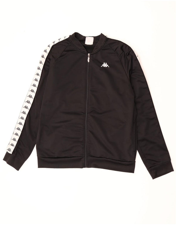 Jachetă de trening grafică pentru bărbați Kappa XL, poliester negru