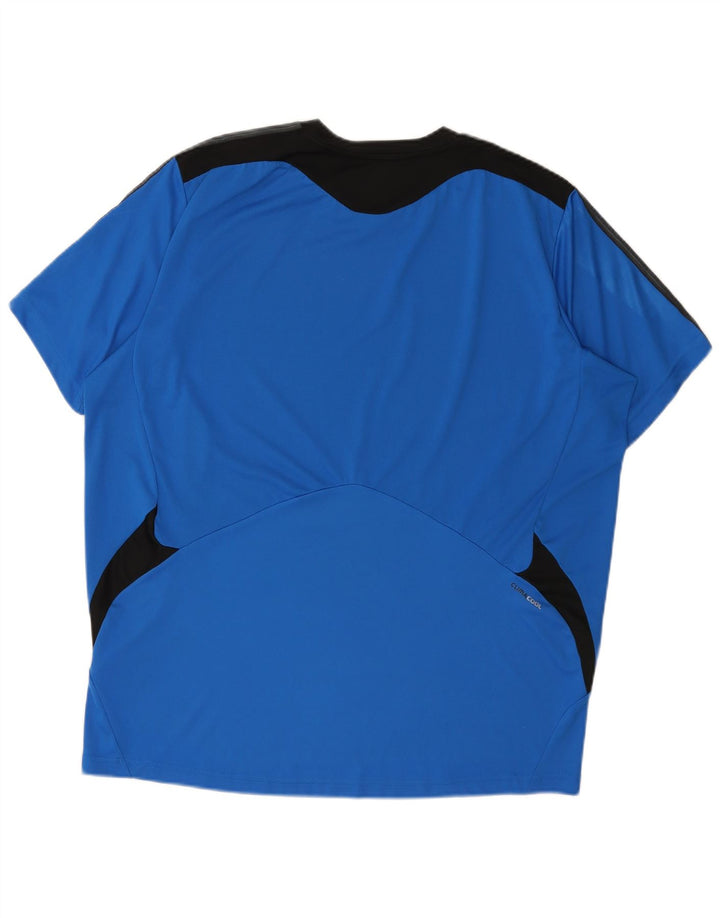 Tricou Adidas Climacool pentru bărbați Top XL, albastru, poliester color bloc