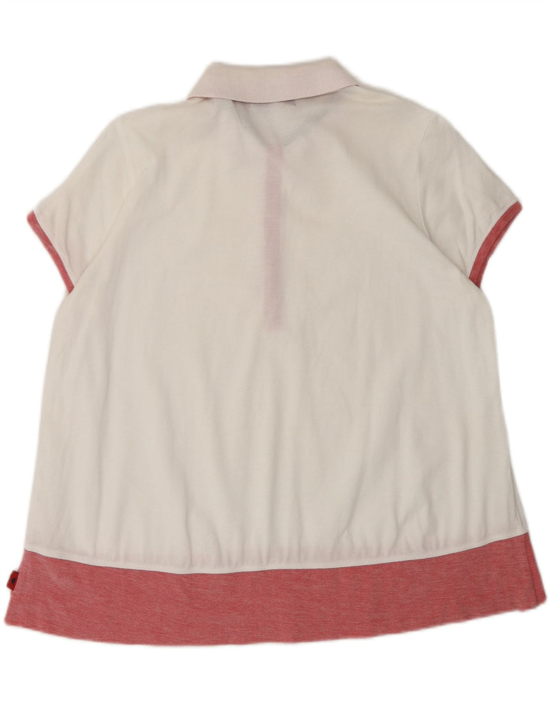 KAPPA Womens Oversized Polo Shirt UK 10 Small White Colourblock Vintage Kappa and Second-Hand Kappa from Messina Hembry 