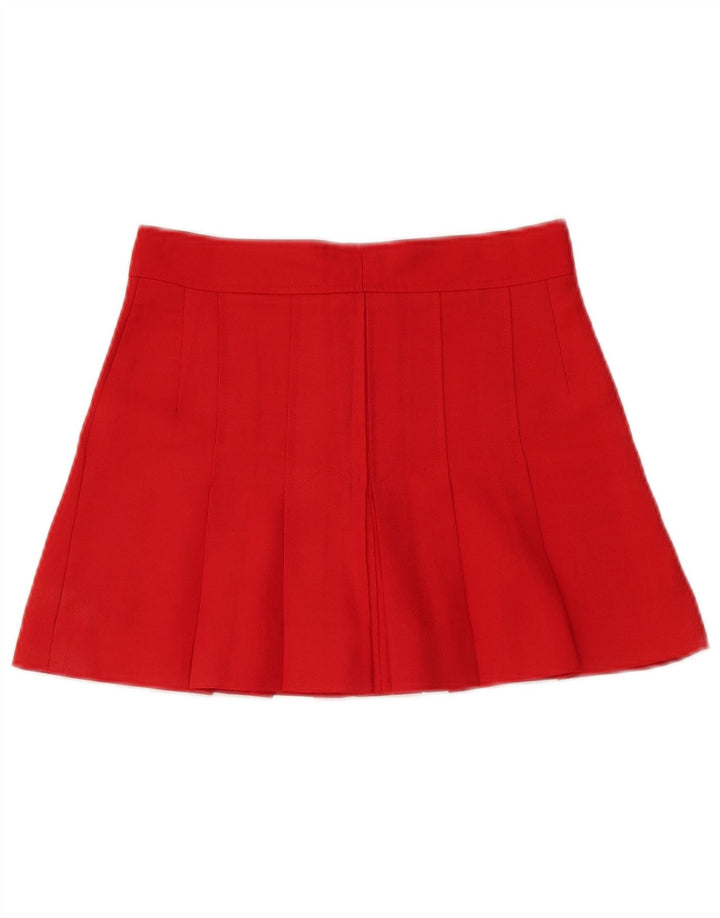 Fusta Mini A-Line pentru Damă Vintage W28 Roșu Mediu