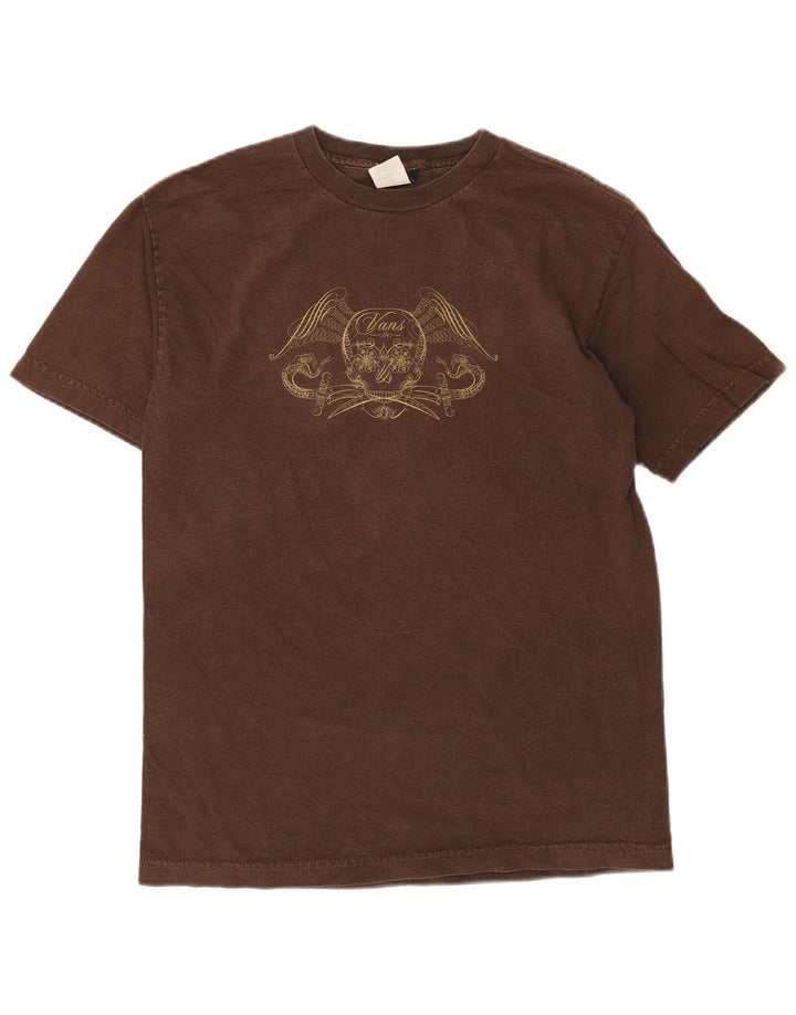 Tricou grafic Vans pentru bărbați Top mic maro
